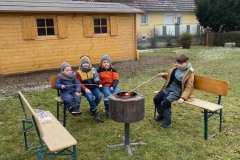 Marshmallows grillen